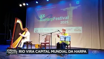 Rio de Janeiro vira capital mundial da harpa
