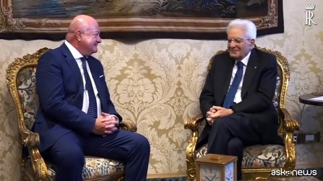 Mattarella riceve il cancelliere austriaco Stocker