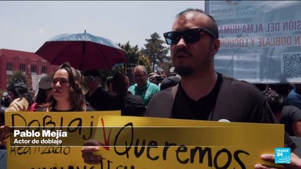 México: protesta de actores de doblaje por falta de regulación y uso desmedido de la IA