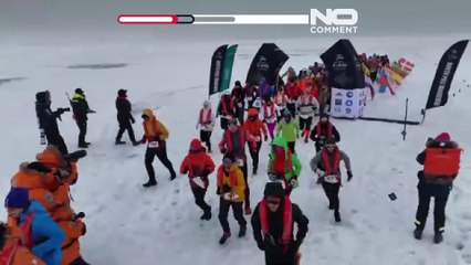 سباق فوق الجليد.. انطلاق فعاليات مارثون القطب الشمالي بمشاركة ممثلين عن 22 دولة