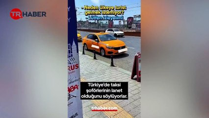 Sarı bela durdurulamıyor! 120 TL'lik yola 700 TL istedi! O anlar turist kamerasına yansıdı