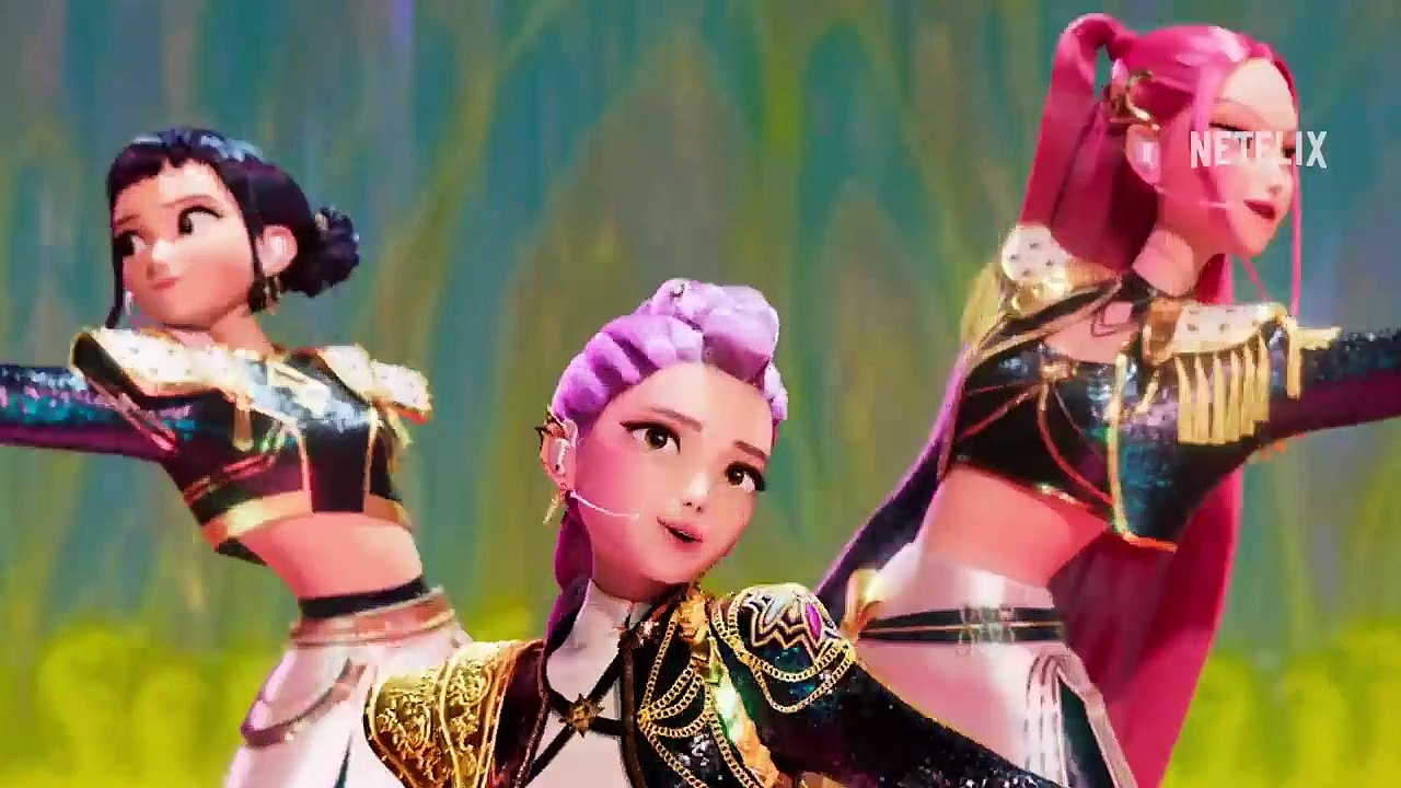 “Takedown” Official Lyric Video feat. Jeongyeon, Jihyo and Chaeyoung from TWICE _ KPop Demon Hunters