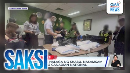 P164 milyong halaga ng shabu, nasamsam mula sa isang Canadian national | Saksi