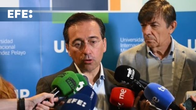 Albares afirma que ante los aranceles la actitud es de unidad y defender intereses de UE