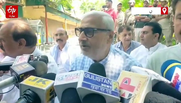 بی جے پی اراکین اسمبلی کا جموں میں این سی حکومت کے خلاف احتجاج