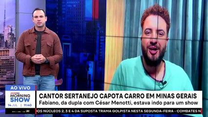 Fabiano, da dupla com César Menotti, CAPOTA CARRO; saiba DETALHES