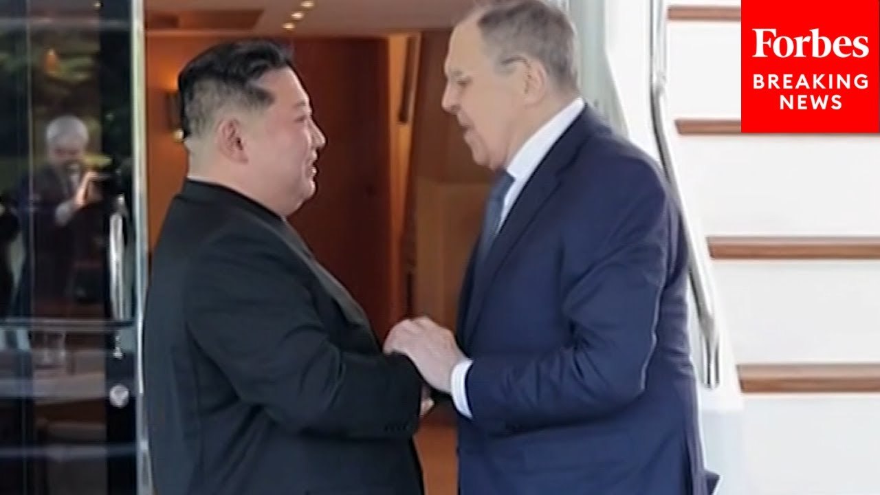 Russian Foreign Minister Sergey Lavrov Meets With North Korean Leader Kim Jong Un