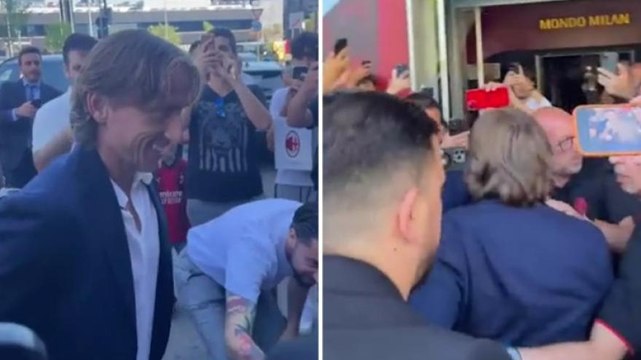 Modric, che accoglienza a Casa Milan! Tifosi in delirio per il croato