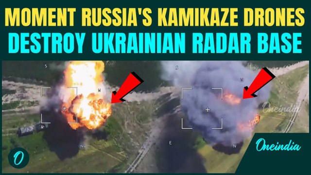Russia’s Kamikaze Drones OBLITERATE Ukrainian Radar Base | Raw Footage Shows Russian Air Assault