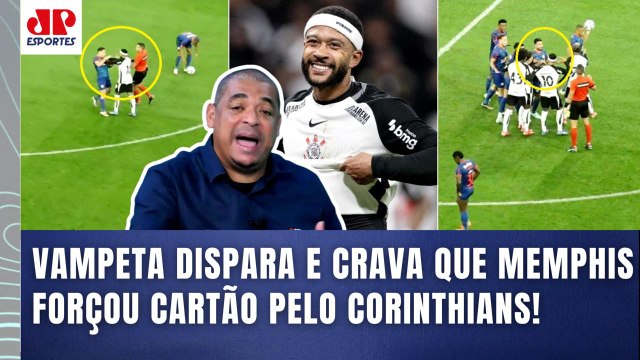 MERMÃO, EU FUI JOGADOR! O que o Memphis FEZ foi... Vampeta DISPARA | CARTÃO FORÇADO? | Corinthians