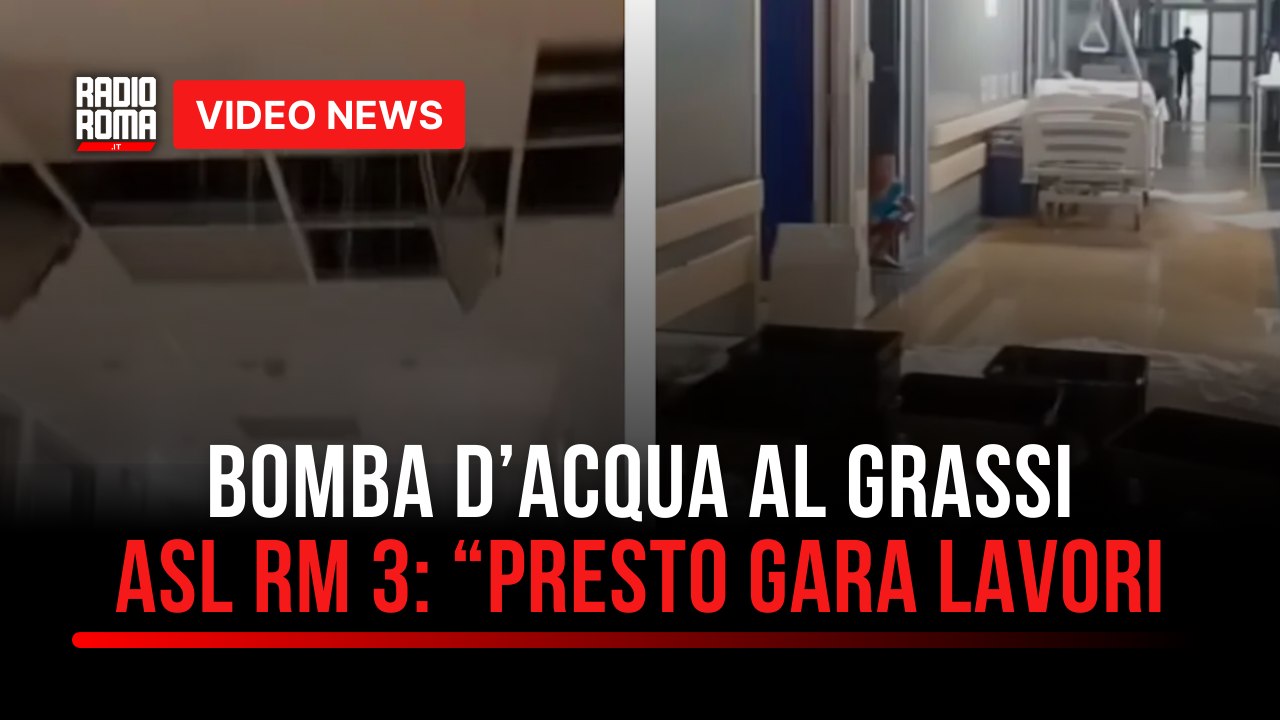 Bomba d'acqua su Ostia e il Grassi si allaga, Asl Rm3: "Presto gara per lavori anche sul tetto"