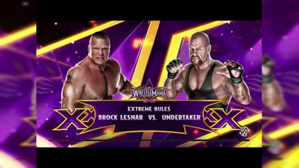 WWE2k14 Brock lesnar vs Undertaker Wrestlemania 30 PS5 WWE 2k24  Gameplay