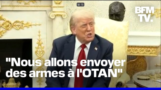 Livraisons d'armes à l'Ukraine, sanctions...La conférence de presse de Donald Trump en intégralité