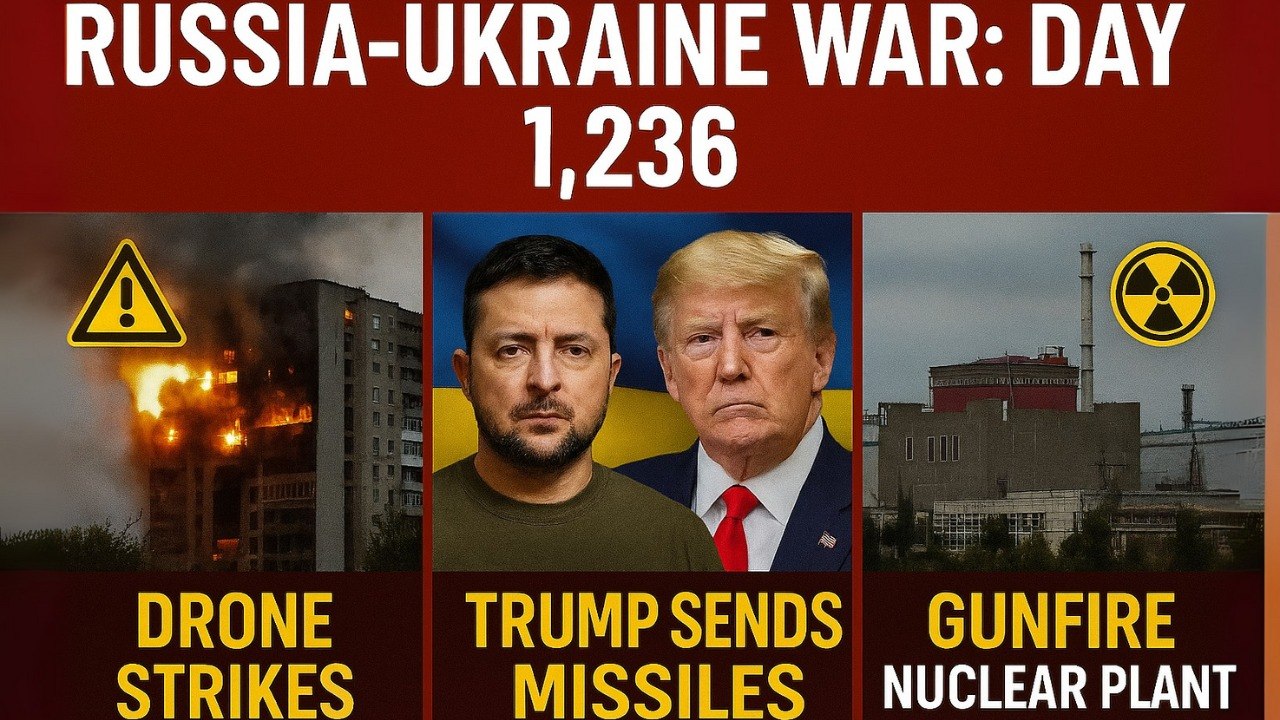 Russia-Ukraine war: List of key events, day 1,236