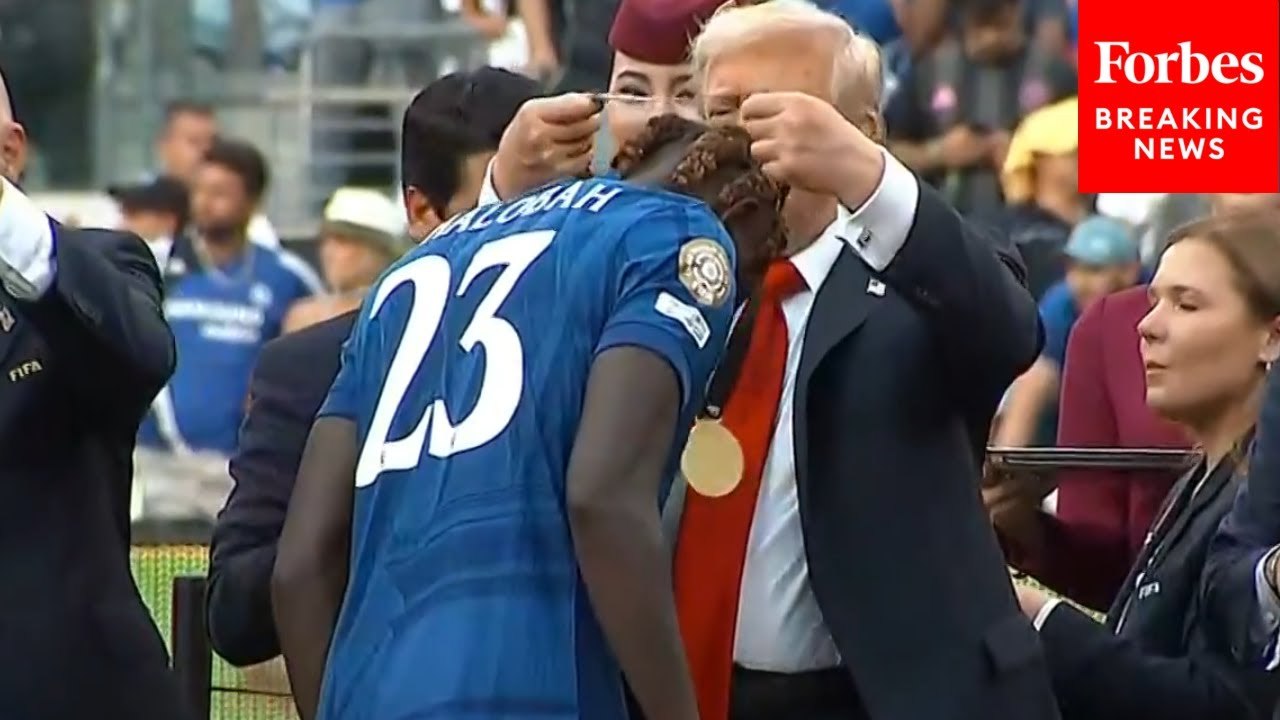 President Trump Awards Medals To Players At Clu...