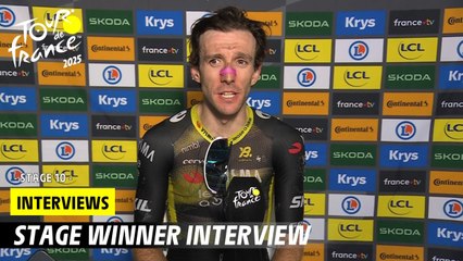 Stage winner interview - Stage 10 - Tour de France 2025