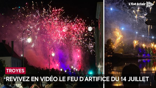 Revivez en vidéo les meilleurs moments du feu d’artifice du 14 Juillet 2025 à Troyes