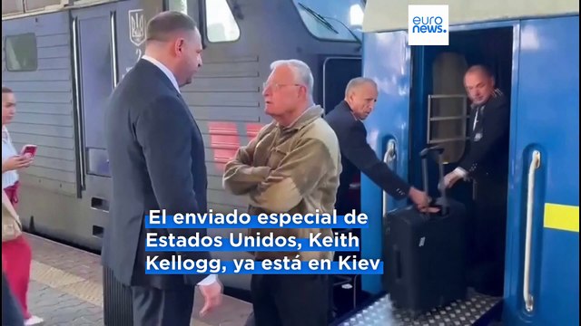 El enviado de EE.UU. a Ucrania mantiene una reunión productiva con Zelenski en Kiev