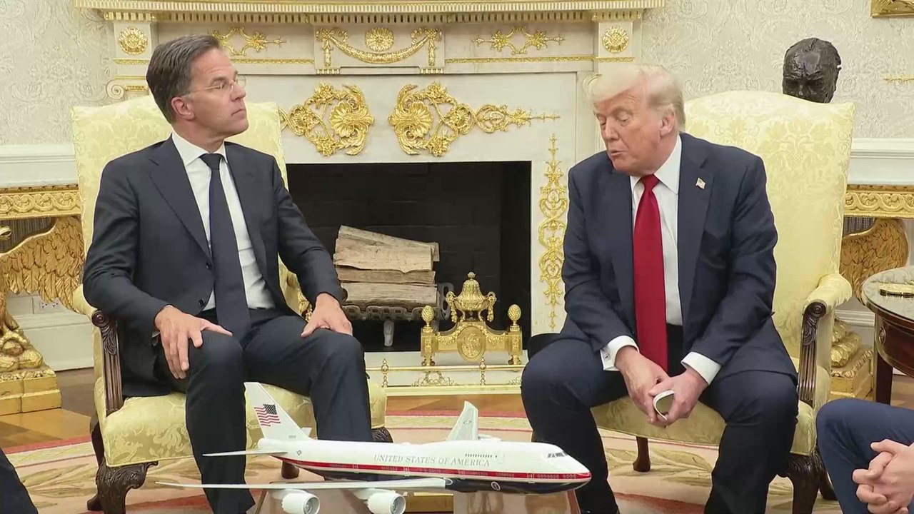Trump Lauds NATO Chief Mark Rutte in White House Meeting
