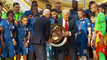 Trump Presents Trophy After Chelsea Beats Paris Saint‑Germain 3‑0 to Win Club World Cup Title