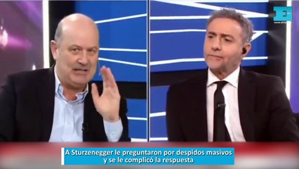 A Sturzenegger le preguntaron por despidos masivos y se le complicó la respuesta