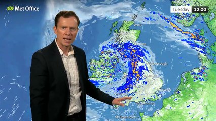 Met Office Monday Evening Weather Forecast 14/07/2025