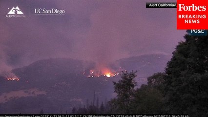 Timelapse Video Shows The Max Fire In Sierra National Park In Fresno County, California