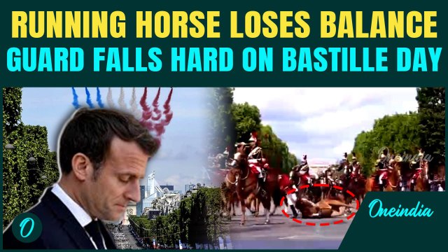 Bastille Day Parade Turns Dramatic, Horse Stumbles Mid-March — Guard Falls LIVE Before Thousands