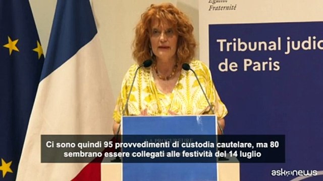 Parigi, 80 arresti (27 minori) per fatti legati alla Parata 14 luglio