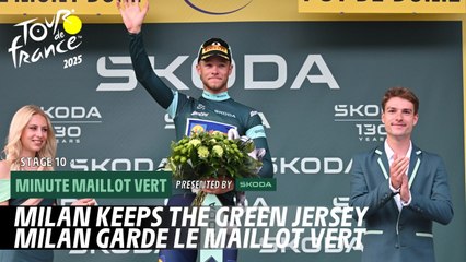 Škoda Green Jersey Minute - Stage 10 - Tour de France 2025