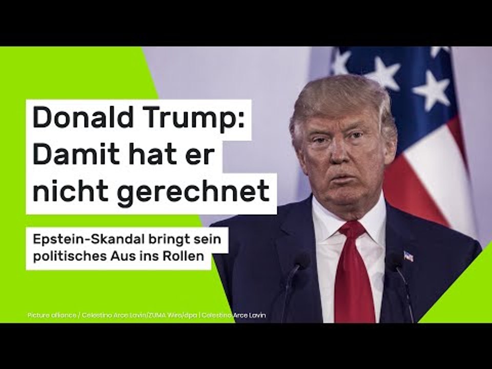 Donald Trump: Epstein-Skandal bringt sein politisches Aus ins Rollen