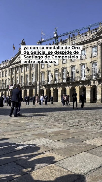La Princesa Leonor, ya con su medalla de Oro de Galicia