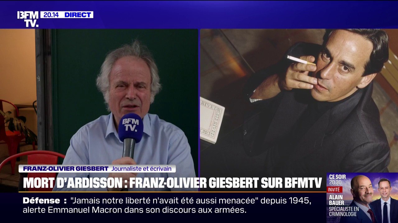"Un mythe de la fin du XXe siècle", Franz-Olivier Giesbert rend hommage à son ami Thierry Ardisson