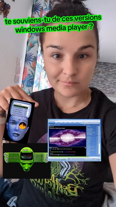 te souviens tu de ces versions du windows media player ?