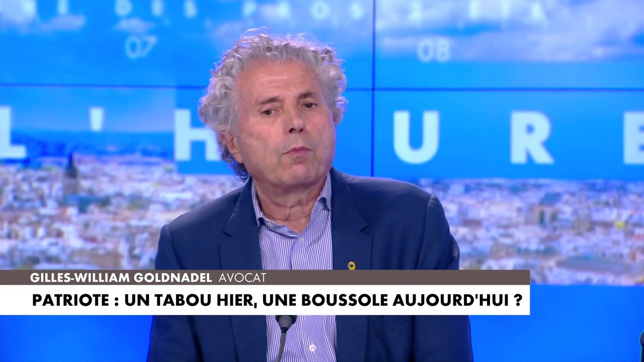 Gilles-William Goldnadel : «Que 68 % de jeunes se revendiquent patriotes, je trouve ça satisfaisant»