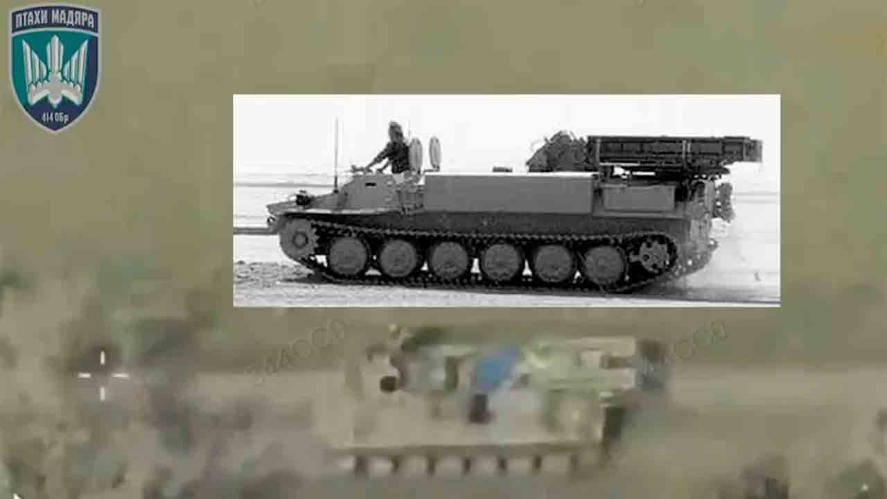 ウクライナのドローン、ロシアの地対空ミサイル「Strela-10」を破壊