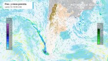 Este martes un frente frío avanzará por el centro de Argentina: hasta la tarde del miércoles se prevén tormentas fuertes