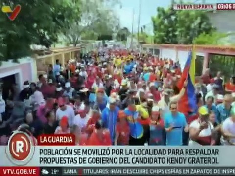 Nueva Esparta | Habitantes de La Guardia reafirman su respaldo al candidato Kendy Graterol