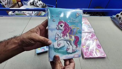 Unboxing and Review of 3D Animal and Fruit Design Ruled Diary for gift