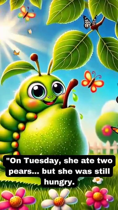 The Very Hungry Caterpillar  amazing story kids bedtime #story #animation #kids #fairytale #bedtime - Fairy Tales (360p, h264)