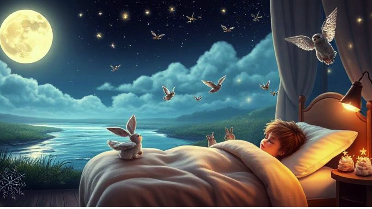 “Softly, Sweetly – Gentle Baby Lullaby | Soothing Sleep Music & Bedtime Poem | Magical Lullabies”
