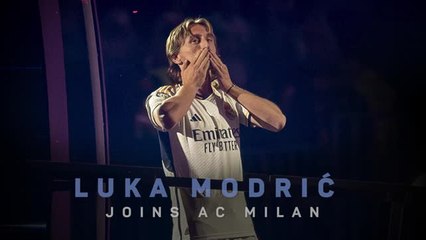 Luka Modric joins AC Milan