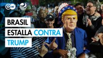 Crece la indignación en Brasil contra Donald Trump