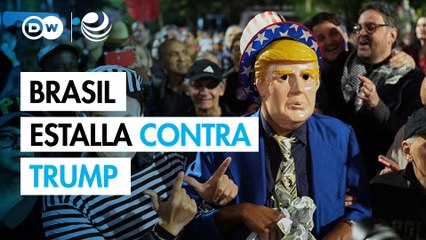 Crece la indignación en Brasil contra Donald Trump