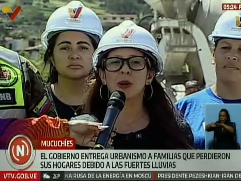 Mérida | GMVV construye urbanismo Los Nevados para 40 familias afectadas por lluvias