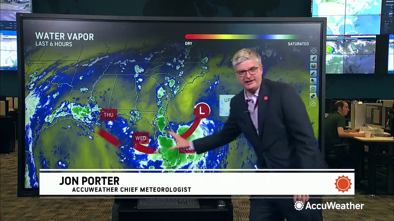 Tropical rainstorm expected to cause problems across Florida and into Louisiana