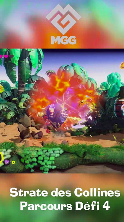 Donkey Kong Bananza : Parcours Défi 4 de la Strate des Collines