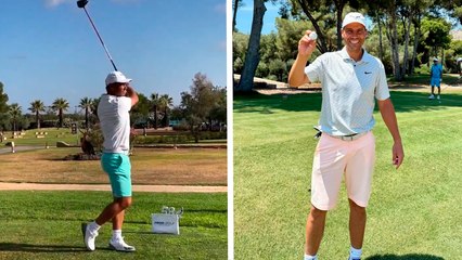 Rafa Nadal se pasa al golf; Pau Gasol comparte sus swing en redes sociales
