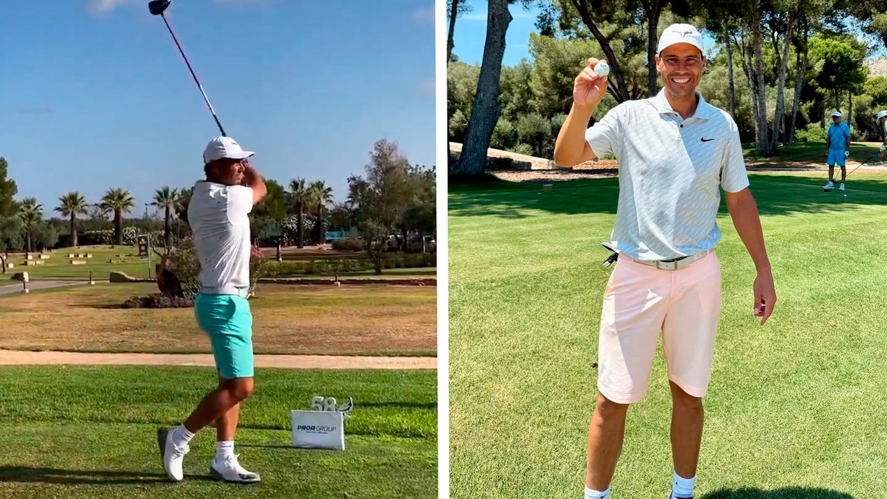 Rafa Nadal se pasa al golf; Pau Gasol comparte...