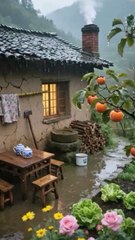 Village Escape: Rainy Retreats, Garden Life & Peaceful Nature Moments.